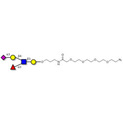 Sialyl Lewis x (sLex) pentaose with terminal azide (Linker-N3 A)