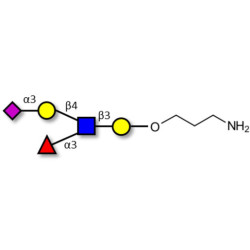 Sialyl Lewis x (sLex) pentaose with free terminal amine (Linker-NH2 A)