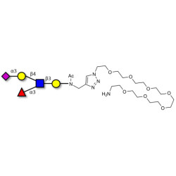 Sialyl Lewis x (sLex) pentaose with free terminal amine (Linker-NH2 C)