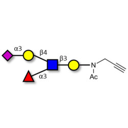 Sialyl Lewis x (sLex) pentaose with terminal alkyne (Linker-CΞCH A)