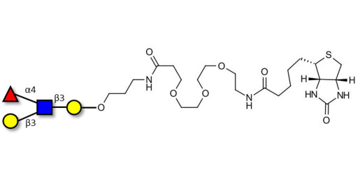 Lewis a (Lea) tetraose linked to biotin (Linker-BT C)