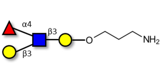 Lewis a (Lea) tetraose with free terminal amine (Linker-NH2 A)