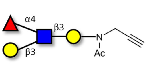 Lewis a (Lea) tetraose with terminal alkyne (Linker-CΞCH A) - GLY054-NPR