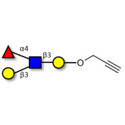Lewis a (Lea) tetraose with terminal alkyne (Linker-CΞCH B)
