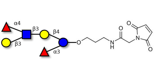 Lewis a (Lea) hexaose / Lacto-N-difucohexaose II (LNDFH II) linked to maleimide (Linker-MAL A)
