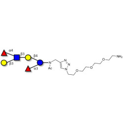 Lewis a (Lea) hexaose / Lacto-N-difucohexaose II (LNDFH II) with free terminal amine (Linker-NH2 B)