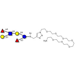 Lewis a (Lea) hexaose / Lacto-N-difucohexaose II (LNDFH II) with free terminal amine (Linker-NH2 C)
