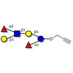 Lewis a (Lea) hexaose / Lacto-N-difucohexaose II (LNDFH II) with terminal alkyne (Linker-CΞCH B)