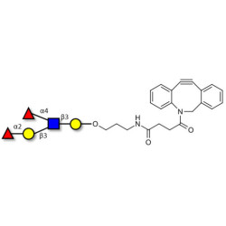 Lewis b (Leb) pentaose with DBCO (Linker-DBCO A)
