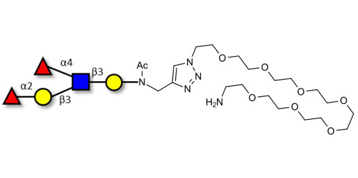 Lewis b (Leb) pentaose with free terminal amine (Linker-NH2 C)