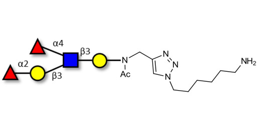 Lewis b (Leb) pentaose with free terminal amine (Linker-NH2 D)