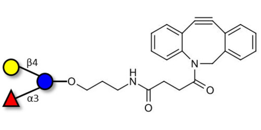 3-Fucosyllactose (3-FL) with DBCO (Linker-DBCO A)