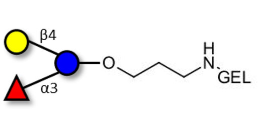 3-Fucosyllactose (3-FL) grafted on gel for affinity chromatography (Linker-GEL B)