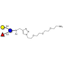 3-Fucosyllactose (3-FL) with free terminal amine (Linker-NH2 B)