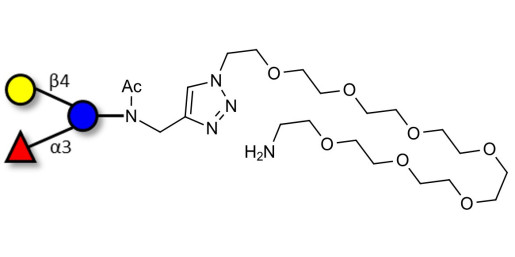 3-Fucosyllactose (3-FL) with free terminal amine (Linker-NH2 C)