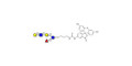 Lacto-N-fucopentaose VI (LNFP-VI) linked to fluorescein (Linker-FLUO A)