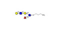 Lacto-N-fucopentaose VI (LNFP-VI) with free terminal amine (Linker-NH2 A)