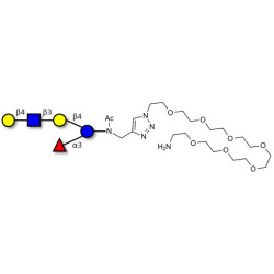 Lacto-N-fucopentaose VI (LNFP-VI) with free terminal amine (Linker-NH2 C)