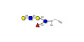 Lacto-N-fucopentaose VI (LNFP-VI) with terminal alkyne (Linker-CΞCH A)