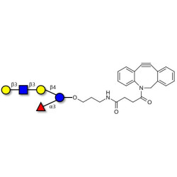 Lacto-N-fucopentaose V (LNFP V) with DBCO (Linker-DBCO A)