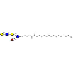 Lacto-N-fucopentaose V (LNFP V) with terminal azide (Linker-N3 A)