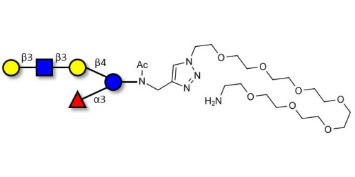 Lacto-N-fucopentaose V (LNFP V) with free terminal amine (Linker-NH2 C)