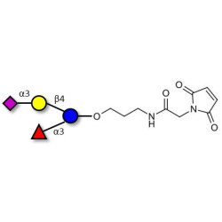 3’-Sialyl-3-Fucosyllactose linked to maleimide (Linker-MAL A)