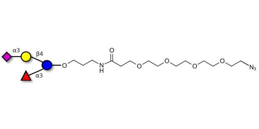 3’-Sialyl-3-Fucosyllactose with terminal azide (Linker-N3 A) - GLY063 ; F-SL