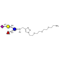 3’-Sialyl-3-Fucosyllactose with free terminal amine (Linker-NH2 B)