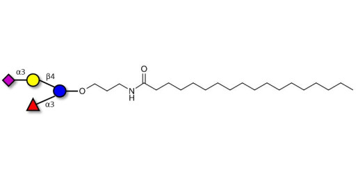3’-Sialyl-3-Fucosyllactose with stearic chain (Linker-STEA A) - GLY063 ; F-SL