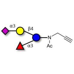 3’-Sialyl-3-Fucosyllactose with terminal alkyne (Linker-CΞCH A)