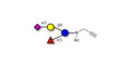 3’-Sialyl-3-Fucosyllactose with terminal alkyne (Linker-CΞCH A) - GLY063 ; F-SL