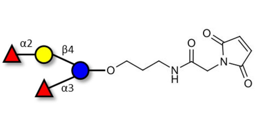 Difucosyllactose (DFL) / Lactodifucotetraose linked to maleimide (Linker-MAL A)