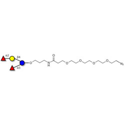 Difucosyllactose (DFL) / Lactodifucotetraose with terminal azide (Linker-N3 A)