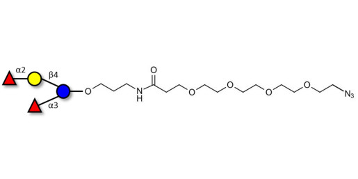 Difucosyllactose (DFL) / Lactodifucotetraose with terminal azide (Linker-N3 A)