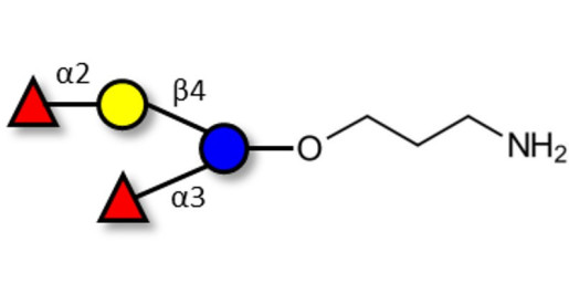 Difucosyllactose (DFL) / Lactodifucotetraose with free terminal amine (Linker-NH2 A)