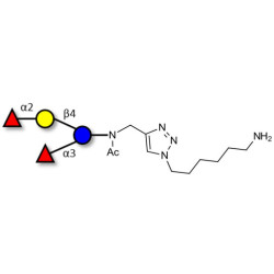 Difucosyllactose (DFL) / Lactodifucotetraose with free terminal amine (Linker-NH2 D)