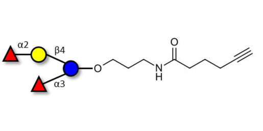 Difucosyllactose (DFL) / Lactodifucotetraose with terminal alkyne (Linker-CΞCH C)