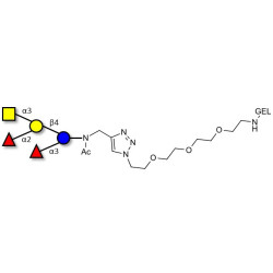 Blood group A pentaose grafted on gel for affinity chromatography (Linker-GEL A)