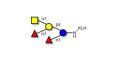 Blood group A pentaose grafted on KLH