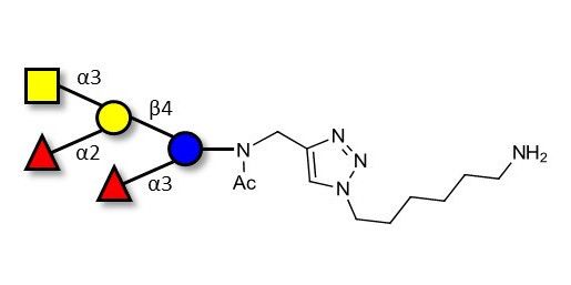 Blood group A pentaose with free terminal amine (Linker-NH2 D)