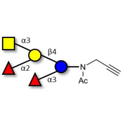 Blood group A pentaose with terminal alkyne (Linker-CΞCH A)