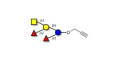 Blood group A pentaose with terminal alkyne (Linker-CΞCH B)
