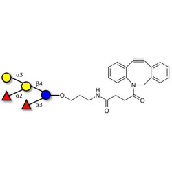 Blood group B pentaose with DBCO (Linker-DBCO A)