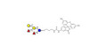 Blood group B pentaose linked to fluorescein (Linker-FLUO A)