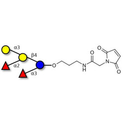 Blood group B pentaose linked to maleimide (Linker-MAL A)