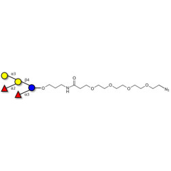 Blood group B pentaose with terminal azide (Linker-N3 A)