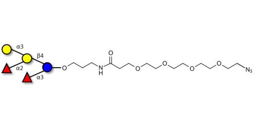 Blood group B pentaose with terminal azide (Linker-N3 A)