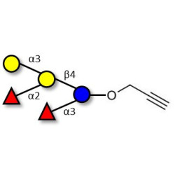 Blood group B pentaose with terminal alkyne (Linker-CΞCH B)