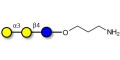 Isoglobotriose (iGb3) with free terminal amine (Linker-NH2 A) - linear B-6 trisaccharide ; IsoGb3; 3α,4β-Galactotriose; 3'-Galactosyl-lactose